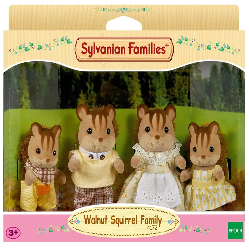 Sylvanian Families 4172 Walnut Squirrel Family