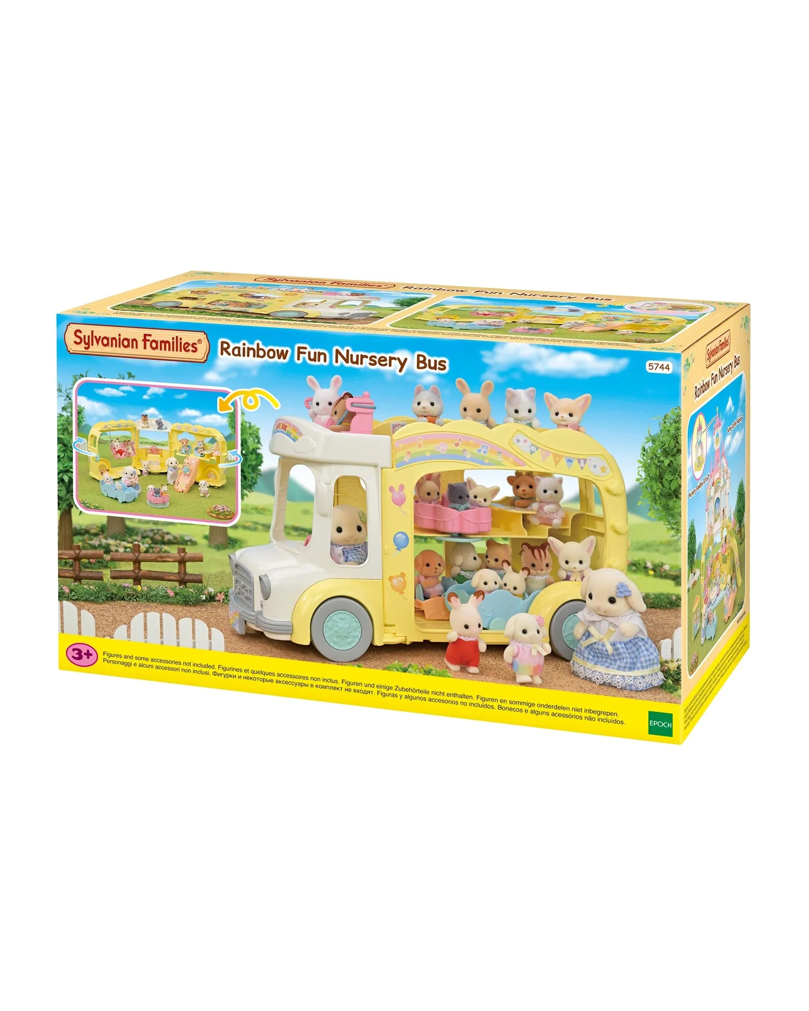 Sylvanian Families Rainbow Fun Nursery Bus