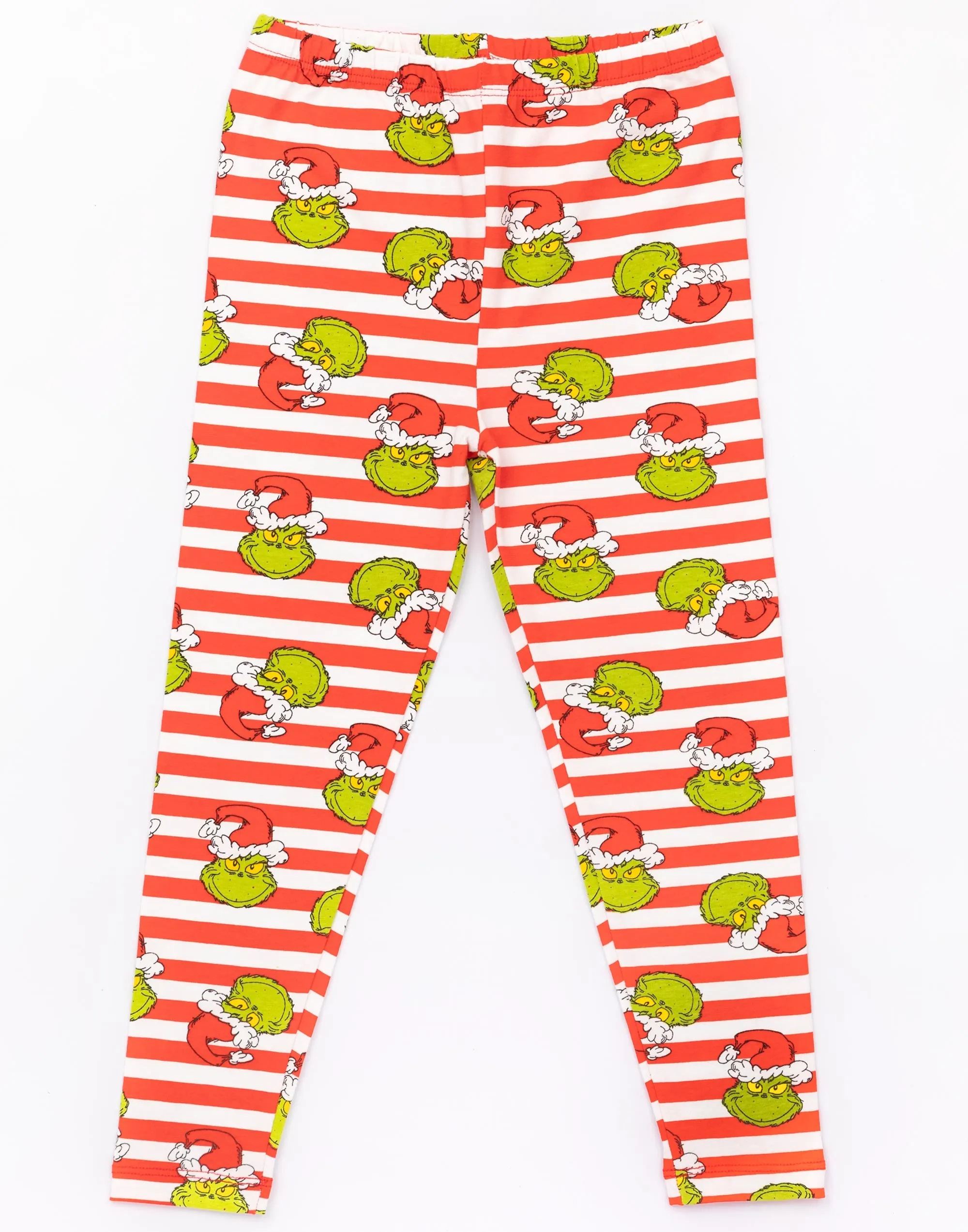 The Grinch Kids Christmas Matching Family Pyjamas - Slim Fit - Red