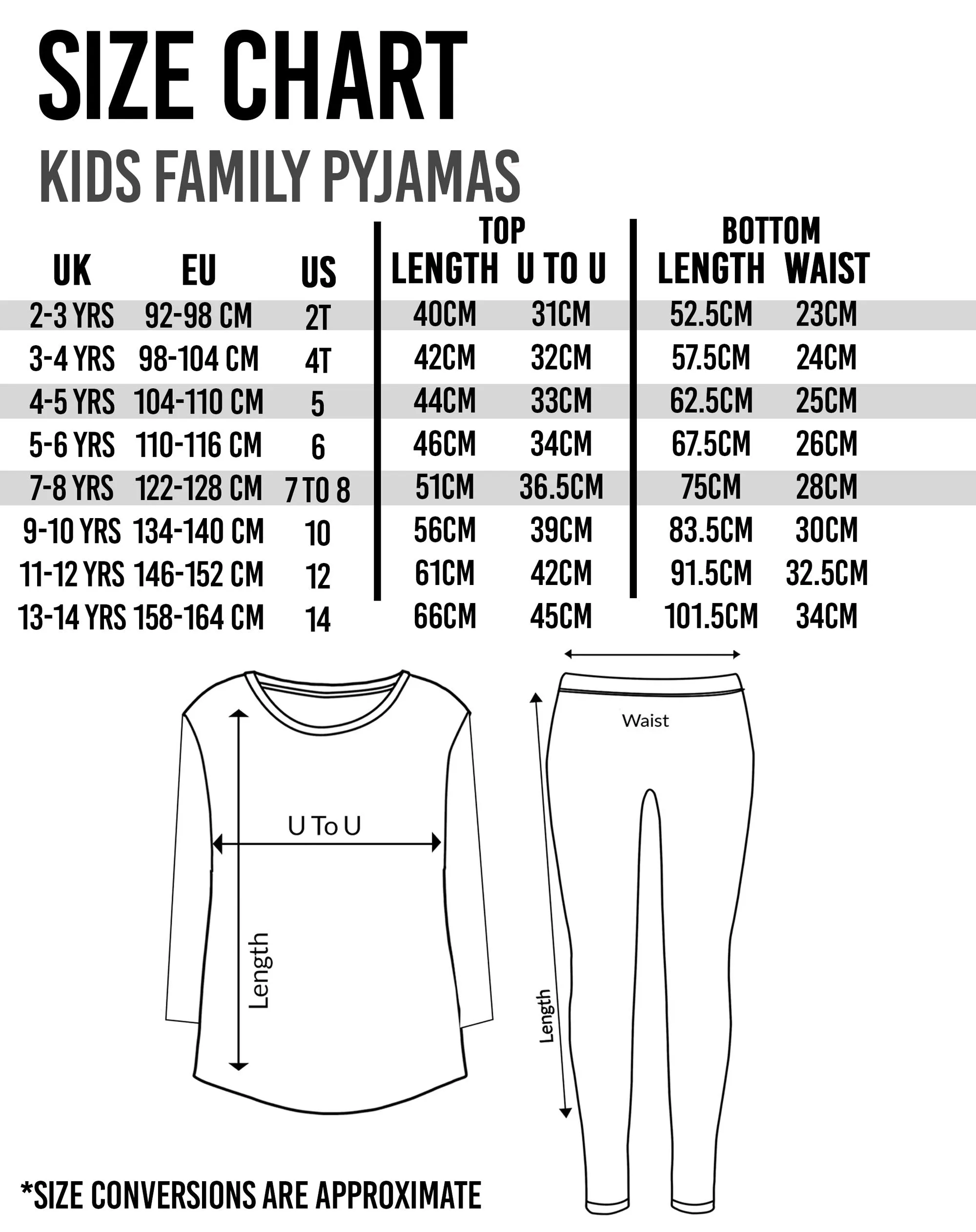 The Nightmare Before Christmas Matching Family Pyjama Set