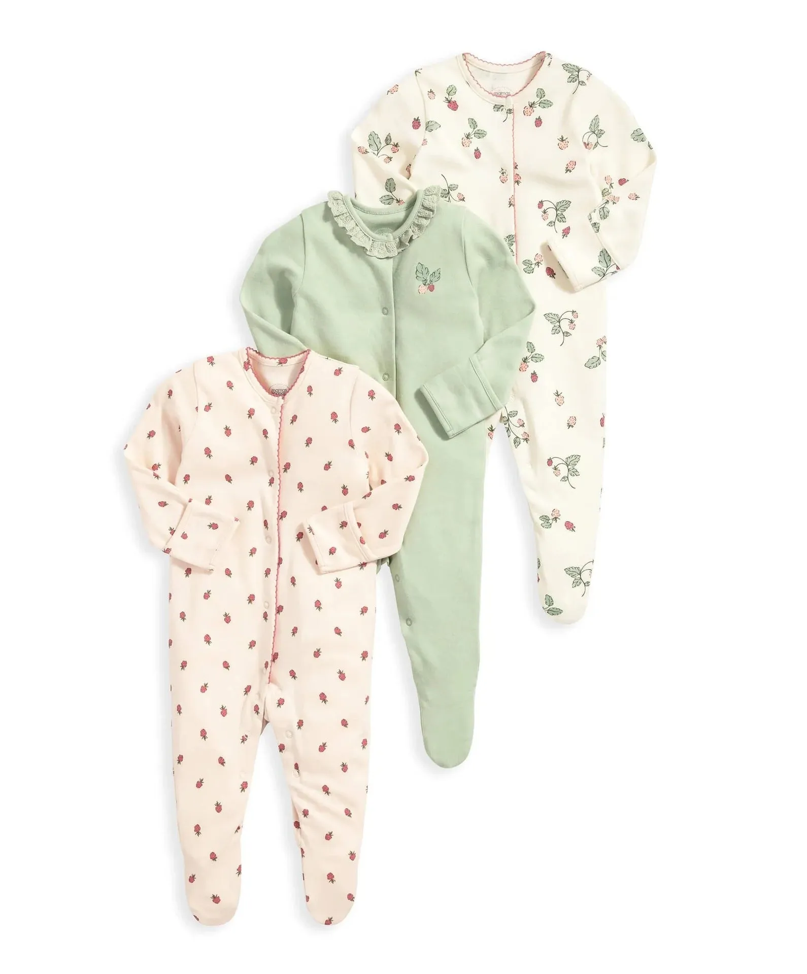 Toddlers and Baby Boys' Snug-Fit Footed Cotton Pajamas, Pack of 3