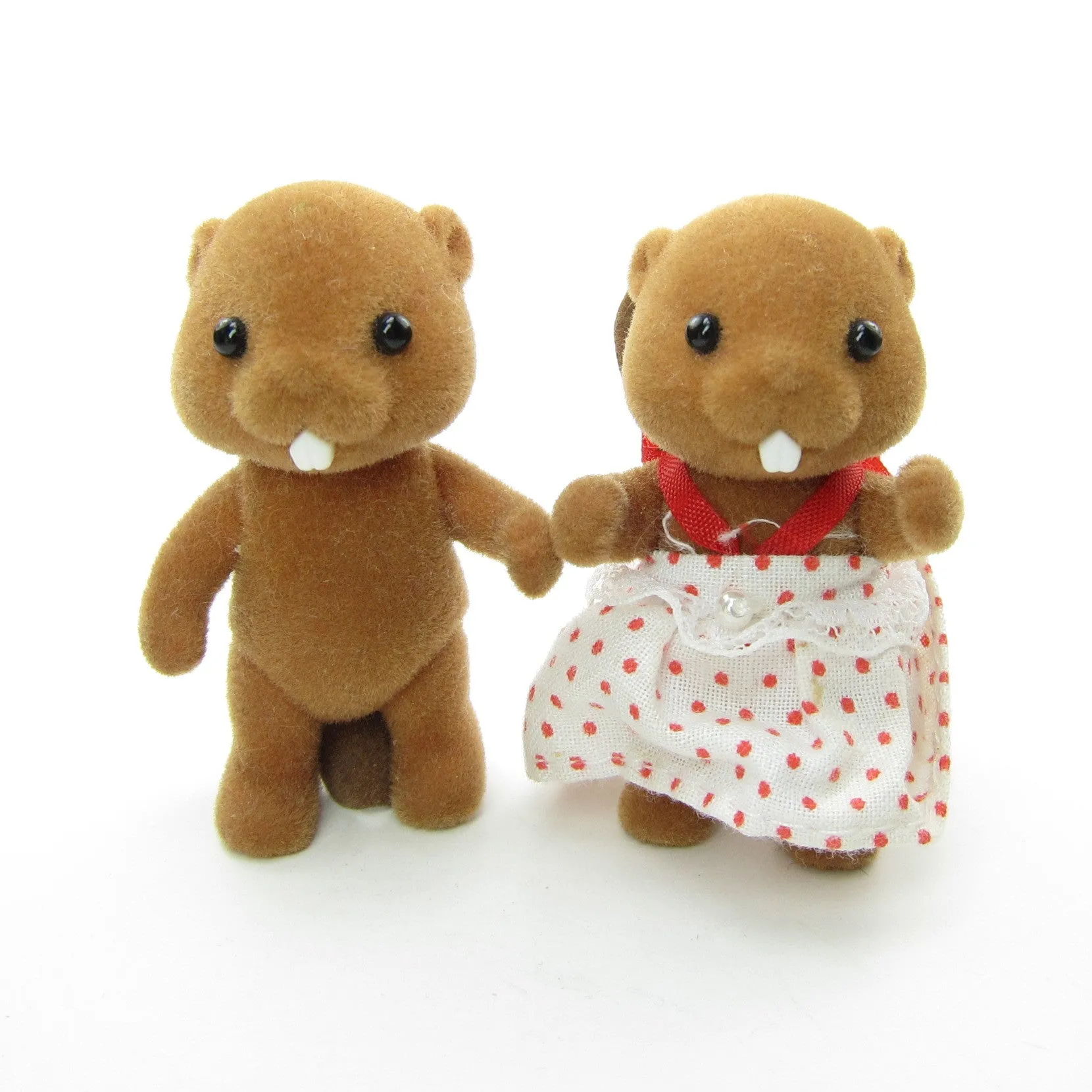 Waters Beaver Family Vintage Sylvanian Families Toys
