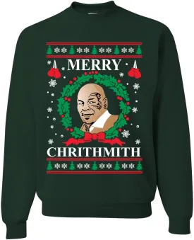 Wild Bobby Merry Chrithmith Ugly Christmas Sweater Unisex Crewneck Graphic Sweatshirt
