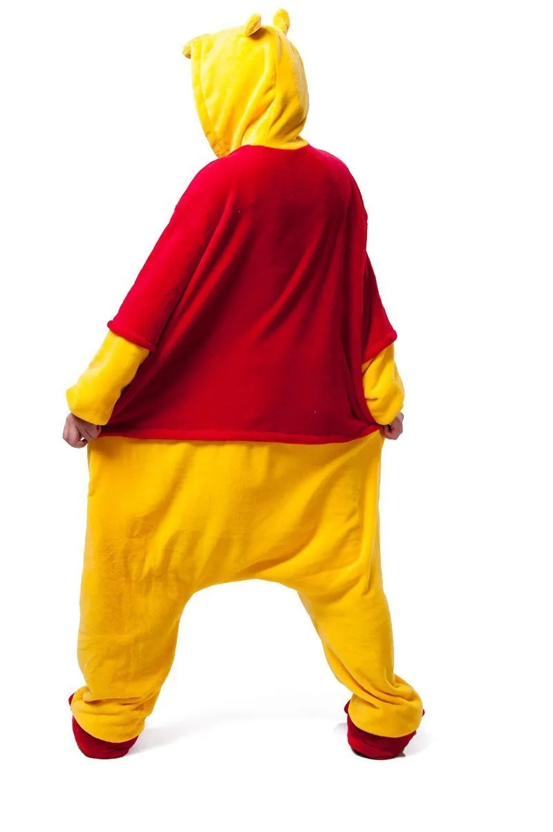 Winnie the Pooh Kigurumi Animal onesies Pajamas for Adult Costume