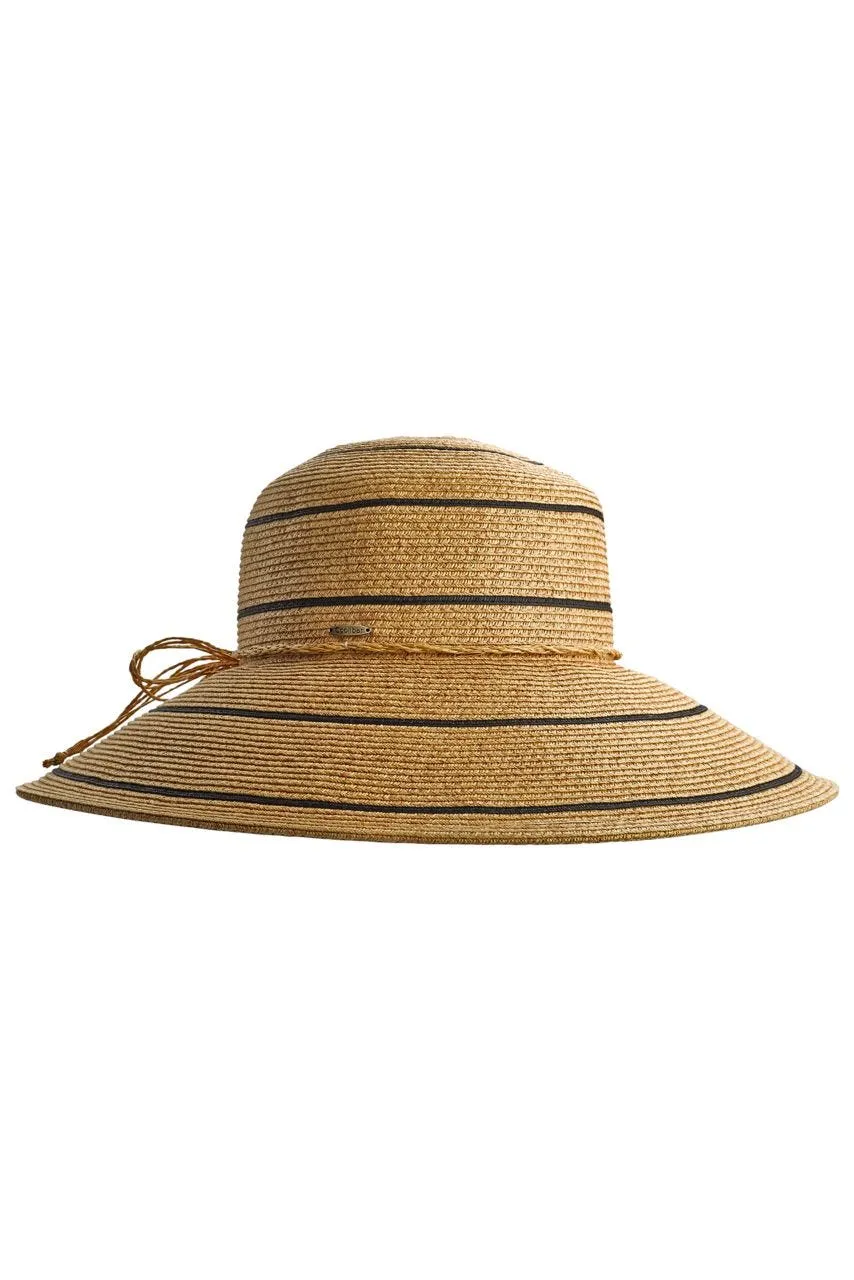 Women's Aubrey Wide Brim Beach Hat  |  Natural