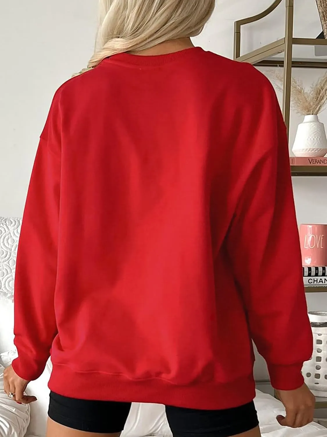 Women's Christmas Nutcracker Sweatshirt Crewneck Long Sleeve Shirt Xmas Holiday Pullover Tops