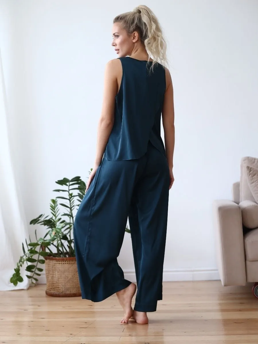 Women's Fashion Minimalist Vest Trousers Pajama Set