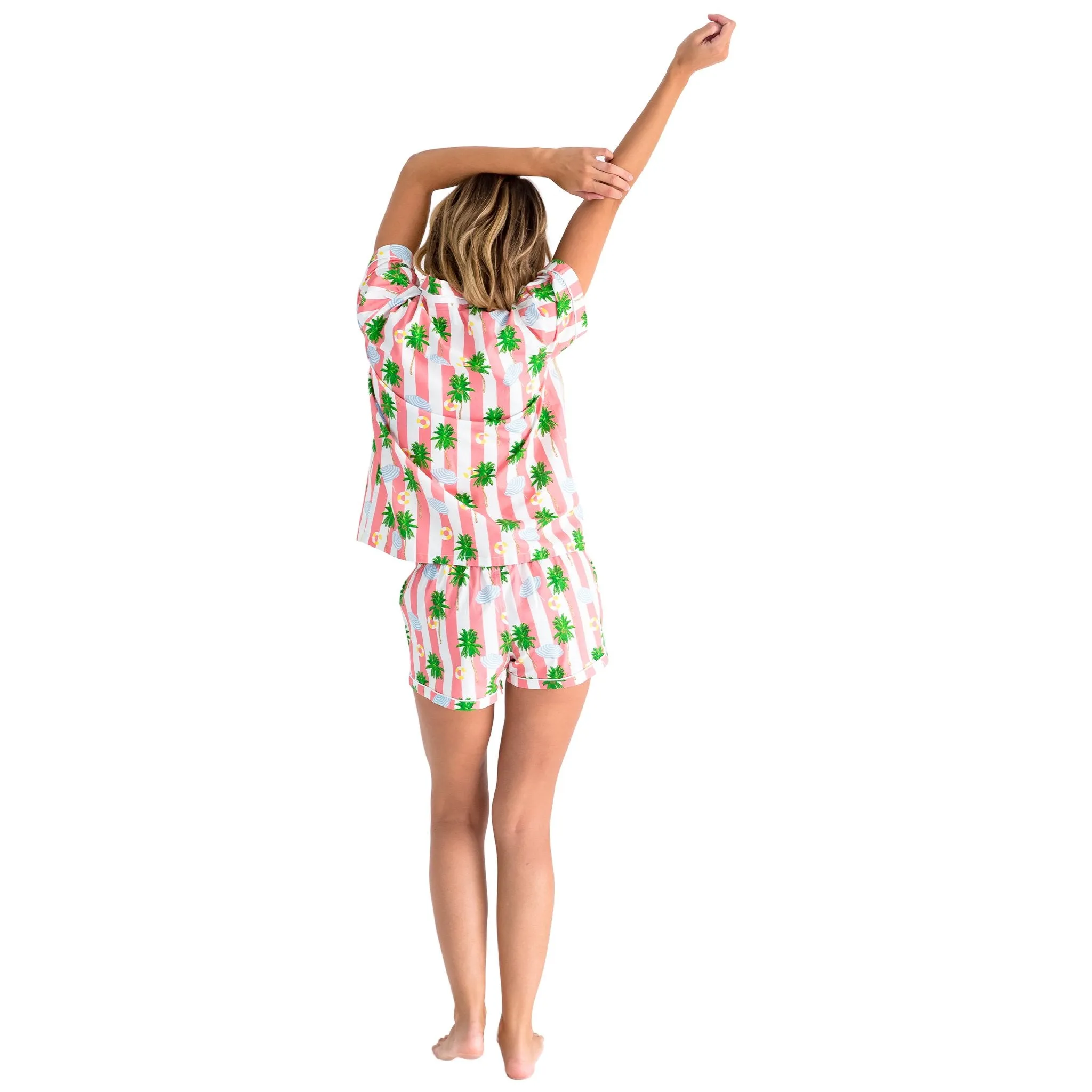 Women's Gray Malin Beach Coral Short PJ Set