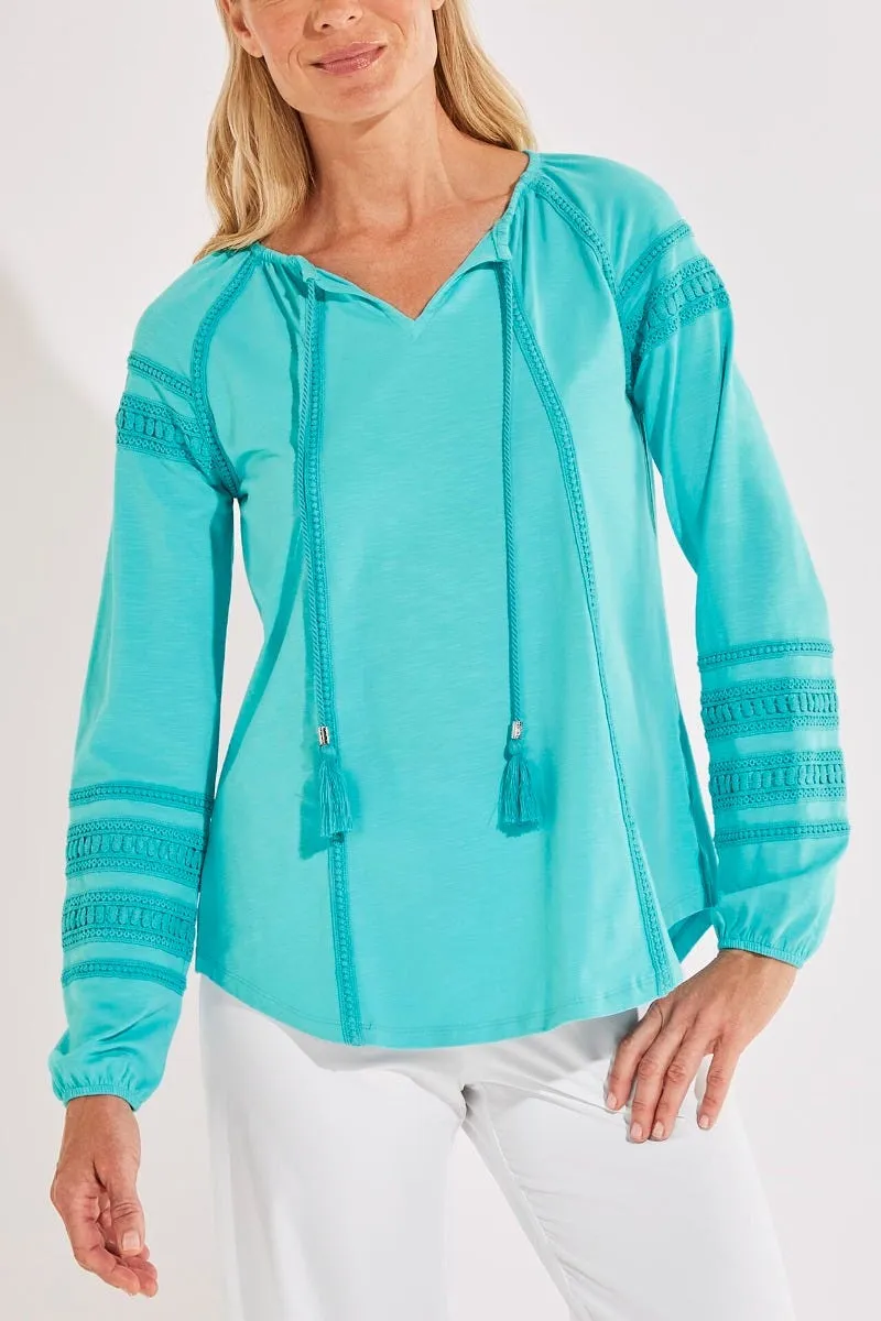 Women's Sarti Shirt  |  Bay Aqua